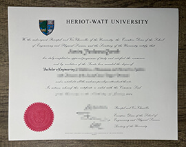 Where to obtain replicate Heriot Watt University Diploma?